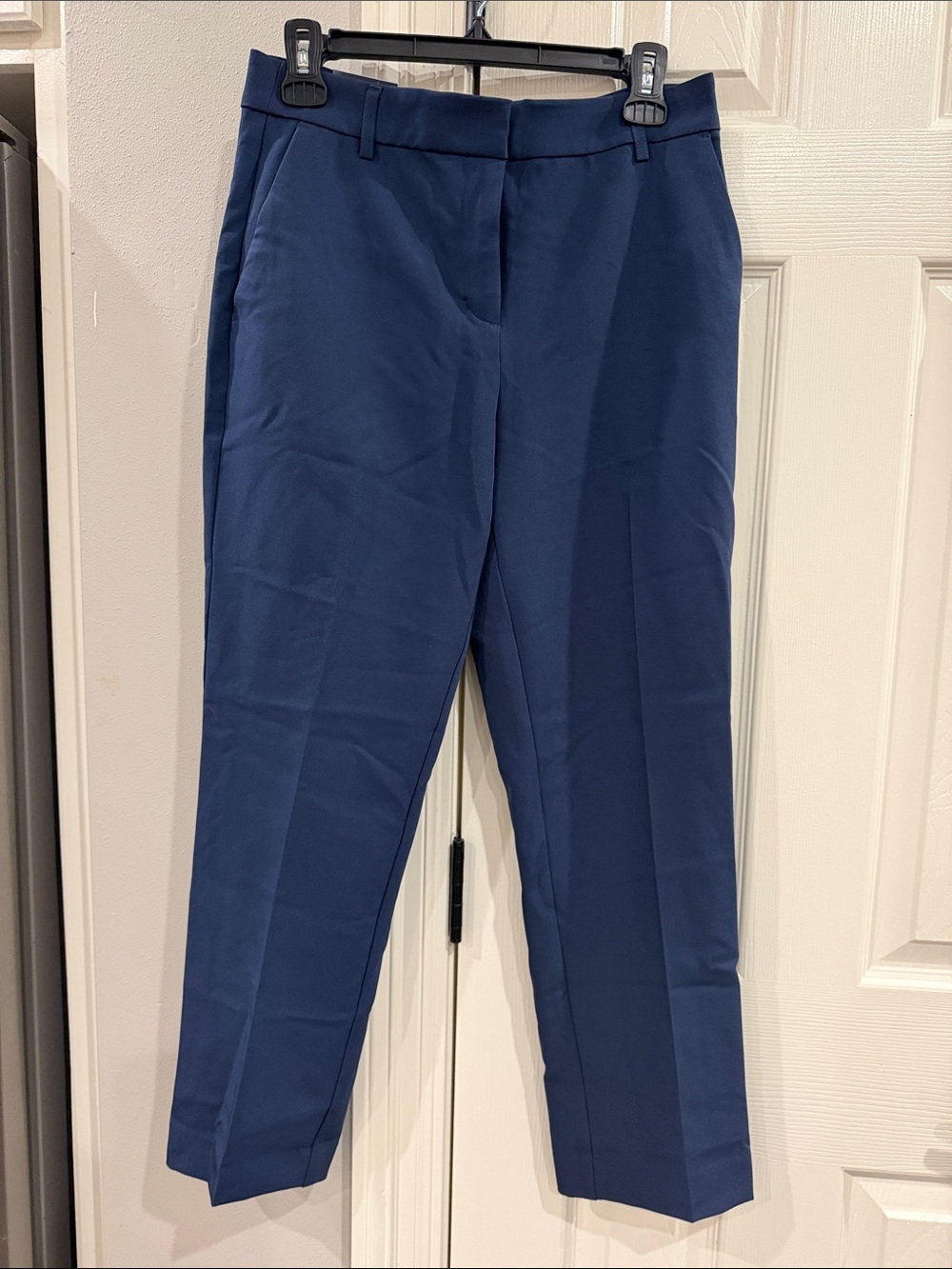 Express Classic Women's Navy Dress Ankle Pants - Tailored Fit Sz 4